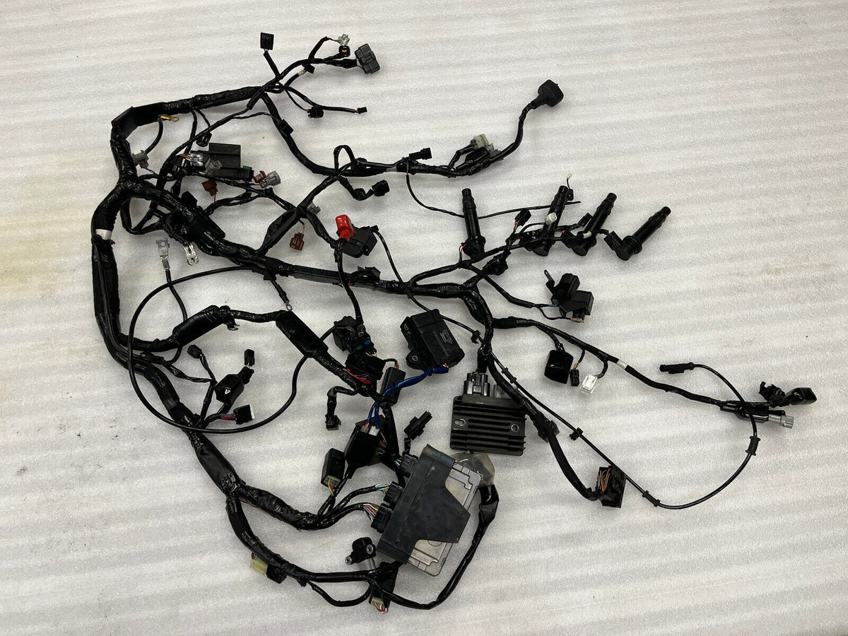 16-20 KAWASAKI NINJA ZX10R OEM COMPLETE WIRING HARNESS ECU CDI