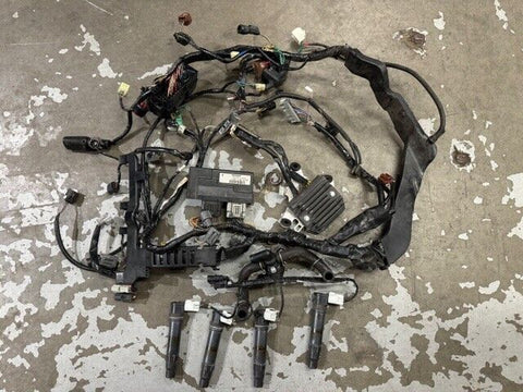 07-12 HONDA CBR 600RR 600 RR ENGINE WIRING HARNESS ECU ECM CDI 38770-MFJ-A02