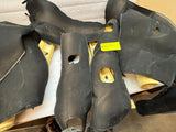 03 04 05 06 JEEP WRANGLER LJ OEM COMPLETE ROLL BAR FOAM AND FABRIC COVERS