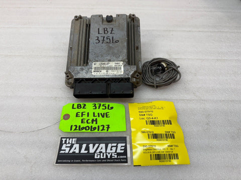 06 07 Chevrolet GMC 2500HD DURAMAX 6.6 LBZ ECM ECU PCM ENGINE COMPUTER 12606127