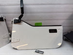 1987 JEEP WRANGLER YJ OEM WHITE LEFT RIGHT HALF DOORS W DOOR PANELS MIRROR 87-95