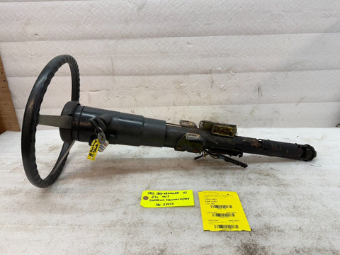 87-95 JEEP WRANGLER YJ NON TILT STEERING COLUMN WITH KEY