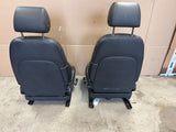 00-06 Audi TT COUPE MK1 OEM BLACK LEATHER LEFT RIGHT FRONT SEATS