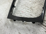 09-16 AUDI S5 A5 B8 OEM CARBON FIBER INTERIOR DASH CONSOLE DOOR TRIM