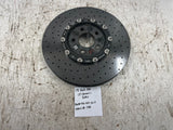 18 AUDI R8 PLUS OEM LEFT FRONT CARBON CERAMIC BRAKE ROTOR DISC 4S0615301A 17-23