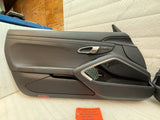 19 PORSCHE CAYMAN GTS 982 718 981 BLACK COMPLETE LEFT RIGHT DOOR PANEL PANELS