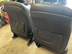 14 BMW X6M X6 E71  OEM BLACK LEATHER HEATED FRONT SPORT SEATS 08-14