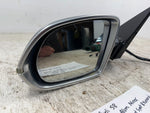 13 AUDI S8 A8 D4 ALUMINUM LEFT POWER FOLD SIDE VIEW MIRROR W/ BS SURROUND 11-18