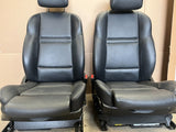 14 BMW X6M X6 E71  OEM BLACK LEATHER HEATED FRONT SPORT SEATS 08-14