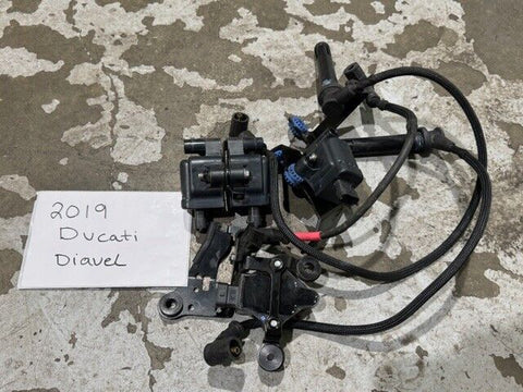 2019 DUCATI DIAVEL 1260S OEM IGNITION COILS W/ PLUG WIRES 19-22