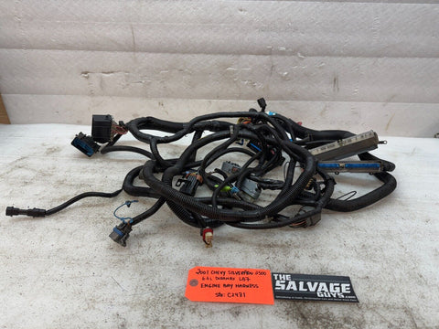 01 Chevrolet GMC 2500HD 3500HD DURAMAX 6.6 LB7 DIESEL ENGINE WIRING LOOM HARNESS