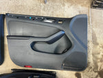 13-16 VOLKSWAGEN JETTA HYBRID MK6 OEM BLACK LEATHER FRONT REAR SEATS DOOR PANELS