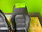 13 PORSCHE 991 C4S 911 OEM BLACK LEATHER 18 WAY SPORT SEATS *DAMAGE* 13-16