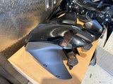 05 06 KAWASAKI NINJA ZX6R 636 OEM BLACK FRONT PLASTIC COWL HEADLIGHT FENDER ETC