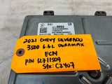 17-21 CHEVROLET GMC SIERRA SILVERADO 3500 6.6 ENGINE COMPUTER ECM ECU 12711509