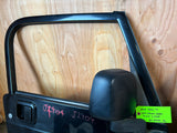 05 JEEP WRANGLER TJ LJ OEM FULL HARD DOORS W/ DOOR PANELS MIRRORS BLACK 97-06