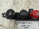 00 01 02 03 04 05 06 Audi TT MK1 CENTER SWITCH PANEL HAZARD ESP SEATS 8N0941567B