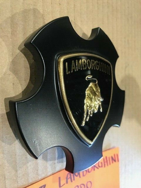 LAMBORGHINI GALLARDO MURCIELAGO CALLISTO BLACK WHEEL RIM CENTER CAP 40 ...