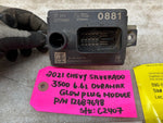 21 CHEVROLET GMC SIERRA SILVERADO 6.6 2500 GPM GLOW PLUG CONTROL MODULE 12687698