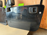 05 JEEP WRANGLER TJ LJ OEM FULL HARD DOORS W/ DOOR PANELS MIRRORS BLACK 97-06