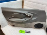 99-04 PORSCHE CARRERA 911 996 GRAY LEFT RIGHT DOOR PANELS