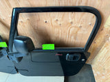 05 JEEP WRANGLER TJ LJ OEM FULL HARD DOORS W/ DOOR PANELS MIRRORS BLACK 97-06