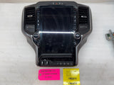 23 DODGE RAM 2500 3500 12" NAVIGATION RADIO HEAD UNIT DISPLAY W/ MODULE UCONNECT