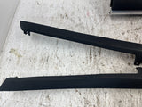 14 BMW X6M X6 E71 OEM BLACK CARBON LEATHER INTERIOR TRIM SET 9 PCS 08-14