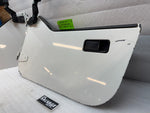 1987 JEEP WRANGLER YJ OEM WHITE LEFT RIGHT HALF DOORS W DOOR PANELS MIRROR 87-95