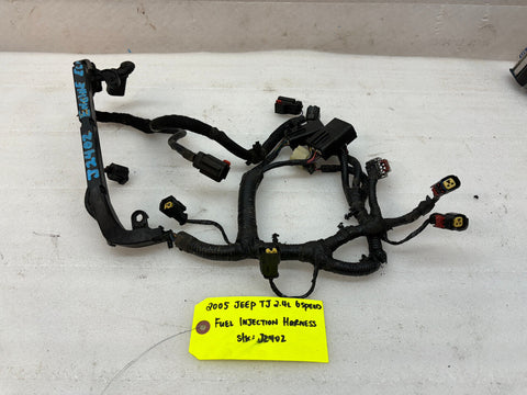 05 06 JEEP WRANGLER TJ 2.4 ENGINE WIRING HARNESS 4CYL MANUAL TRANS