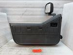 1991 JEEP WRANGLER YJ OEM BLACK LEFT RIGHT HALF DOORS W DOOR PANELS MIRROR 87-95