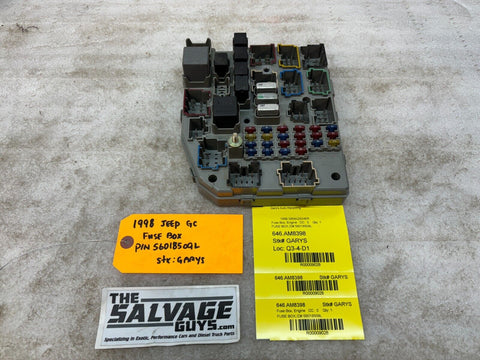 96 97 98 JEEP GRAND CHEROKEE ZJ BCM BODY CONTROL MODULE FUSE BOX 56018509L