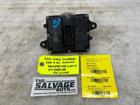 21 CHEVROLET GMC SIERRA SILVERADO 2500 6.6 TRANSFER CASE CONTROL MODULE 84861288