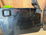 05 JEEP WRANGLER TJ LJ OEM FULL HARD DOORS W/ DOOR PANELS MIRRORS BLACK 97-06