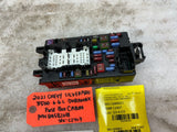 21 Chevrolet GMC 2500hd SIERRA 6.6 INTERIOR CABIN FUSE RELAY BOX 19-22 84582038