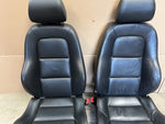 00-06 Audi TT COUPE MK1 OEM BLACK LEATHER LEFT RIGHT FRONT SEATS