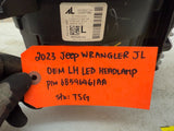 23 24 25 JEEP WRANGLER JL JT RUBICON OEM LEFT LED HEADLIGHT 68596461AA