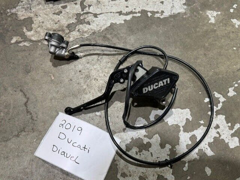 2019 DUCATI DIAVEL 1260S OEM CLUTCH MASTER CYLINDER SLAVE AND LINE 19-22