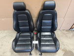 00-06 Audi TT COUPE MK1 OEM BLACK LEATHER LEFT RIGHT FRONT SEATS