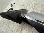 13 AUDI S8 A8 D4 ALUMINUM LEFT POWER FOLD SIDE VIEW MIRROR W/ BS SURROUND 11-18