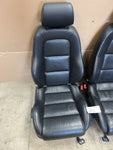 00-06 Audi TT COUPE MK1 OEM BLACK LEATHER LEFT RIGHT FRONT SEATS