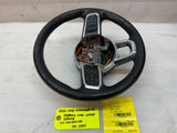 20 JEEP WRANGLER JL JT RUBICON BLACK LEATHER HEATED STEERING WHEEL 18-23