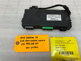 05-08 PORSCHE 997 CARRERA 911 POWER SEAT CONTROL MODULE 99761853707