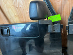 05 JEEP WRANGLER TJ LJ OEM FULL HARD DOORS W/ DOOR PANELS MIRRORS BLACK 97-06