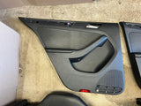 13-16 VOLKSWAGEN JETTA HYBRID MK6 OEM BLACK LEATHER FRONT REAR SEATS DOOR PANELS