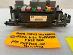 01-05 Chevrolet GMC 2500hd SIERRA 6.6 LB7 UNDERHOOD FUSE RELAY BOX 15177120-02