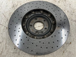 18 AUDI R8 PLUS OEM LEFT FRONT CARBON CERAMIC BRAKE ROTOR DISC 4S0615301A 17-23