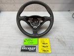 99-05 PORSCHE CARRERA 911 996 OEM GRAY LEATHER THREE SPOKE STEERING WHEEL