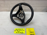 99-05 PORSCHE CARRERA 911 996 OEM BLUE LEATHER THREE SPOKE STEERING WHEEL