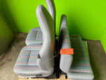 1997 JEEP WRANGLER TJ OEM FRONT REAR COMPLETE SEATS SET GREY 97-02